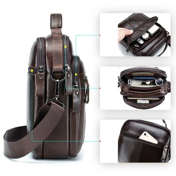 bolso bandolera hombre piel 146