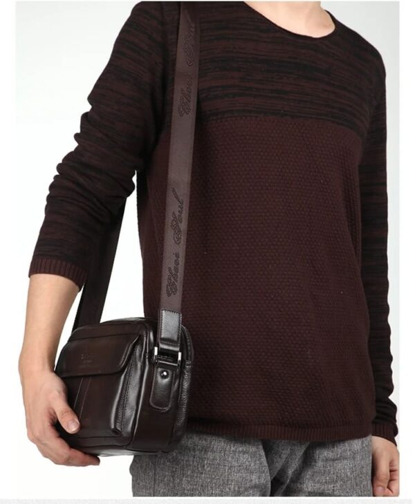 bolso bandolera hombre piel 66