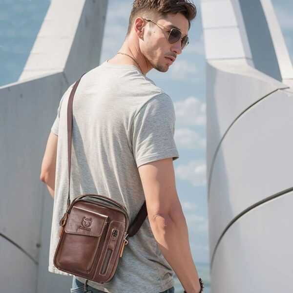 bolso bandolera hombre piel 70