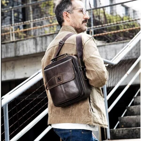 bolso bandolera hombre piel 95