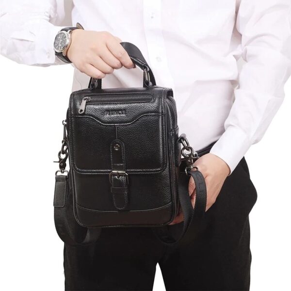 bolso cruzado de hombro bandolera de piel hombre 126