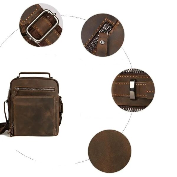 bolso cruzado de hombro bandolera de piel hombre 24