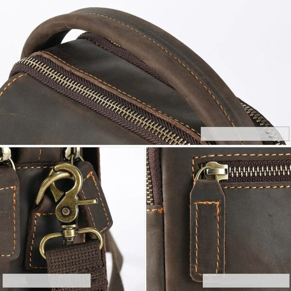 bolso cruzado de hombro bandolera de piel hombre 50