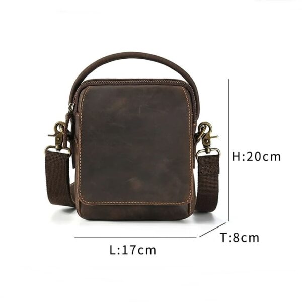 bolso cruzado de hombro bandolera de piel hombre 57