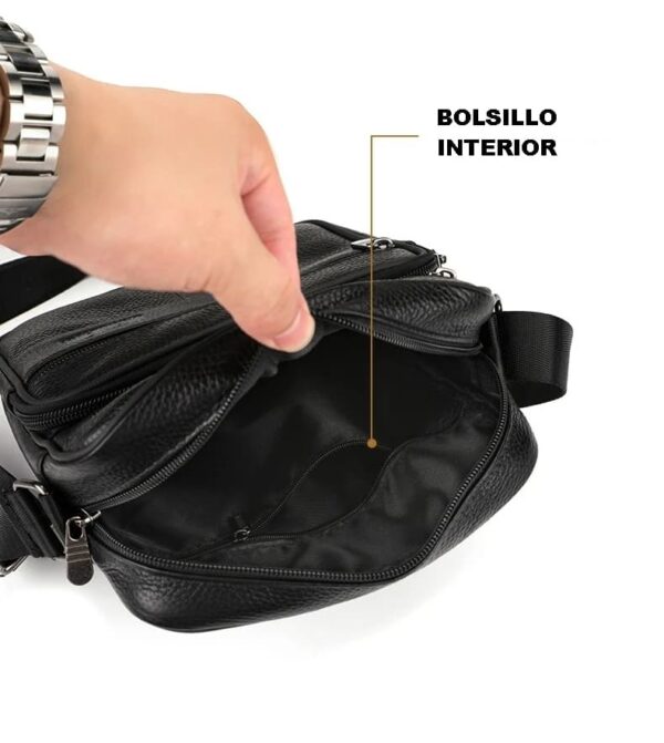 bolso cruzado de hombro bandolera de piel hombre 66