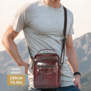 bolso para hombre de piel